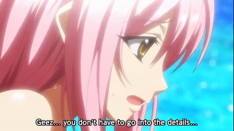 Pink-haired JAV anime idol closeup embarrassed blush face