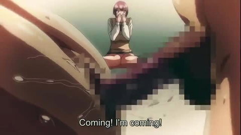 Anime girl censored creampie missionary closeup, I'm coming!