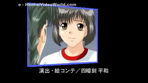 School of Bondage vol.1 Japanese schoolgirl with bangs in gym uniform closeup
