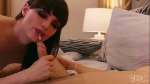 Natalie Mars sucking cock before deep anal with boyfriend