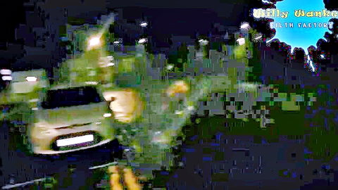 Cracky street girl in outdoor night encounter compilation
