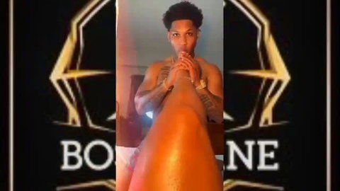 Bossmane sucking massive orange dildo, Jayla Paige collab thumbnail