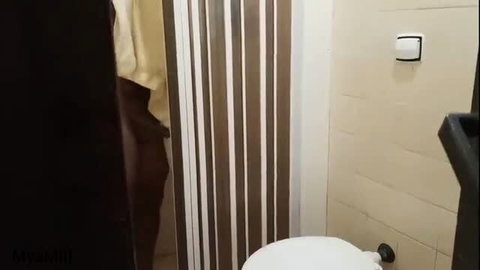 Mya Milf nude in bathroom, thick ass and curves exposed