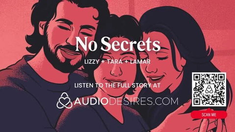 No Secrets: Lizzy, Tara & Lamar FFM threesome embrace