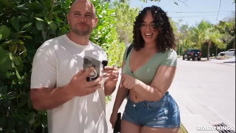 Gem Jewels and Jmac in Reality Kings outdoor BBW porn thumbnail