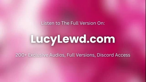 ASMR audio promo for busty babe adult content on LucyLewd.com