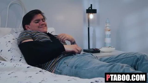 August Skye catches stepson Tyler Cruise masturbating and assists