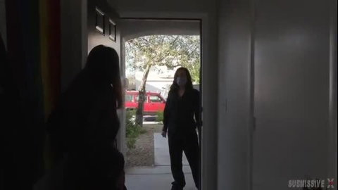 Ariel X and Sinn Sage in lesbian post-quarantine sex video