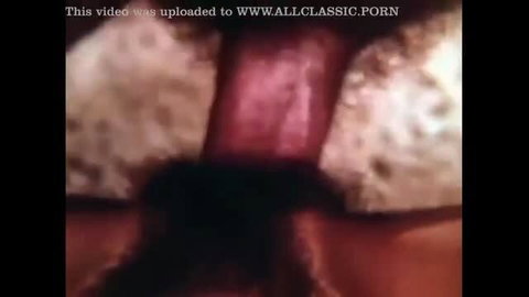 Lisa Medow hairy pussy close up in Horny Honeys classic porn scene