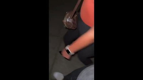 Turkish amateur sex after club with curvy girl in red top