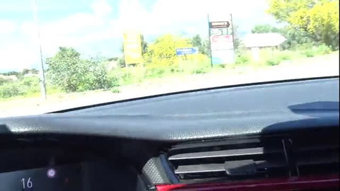 Arab girl in car with German tourist in adult scene