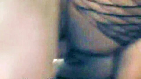 Ebony babe's wet black pussy lips spread wide in blurry closeup
