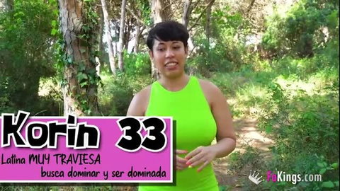 Korin 33 Latina trans outdoor blind date video thumbnail