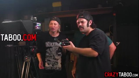 Ariel Demure and co-star behind-the-scenes porn set thumbnail