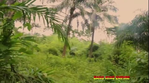 Black Pen fucks Sexy Ebony BBW in forest from African Hunter video
