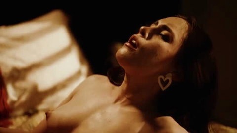 Scarlett Alexis moaning in intense lesbian pleasure