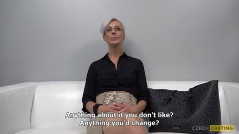 CzechCasting Martina mature woman interview on casting couch