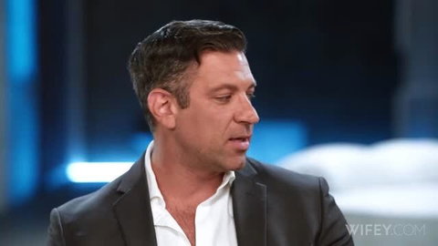 Derek Dozer in suit, Hotwife experience scene thumbnail