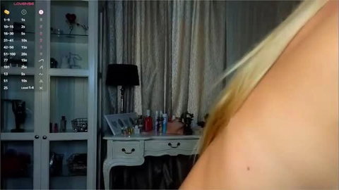 Anne blonde masturbating with big ass and tits in solo scene