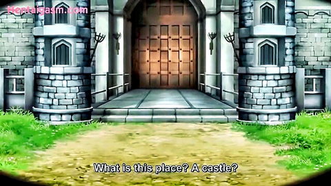 Anime girl in white dress arrives at fantasy castle in succubus hentai episode