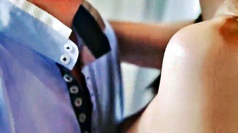 All natural Caomei mature big tits in intimate couple embrace