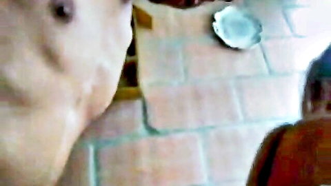 Latina neighbor's nude torso in steamy home encounter