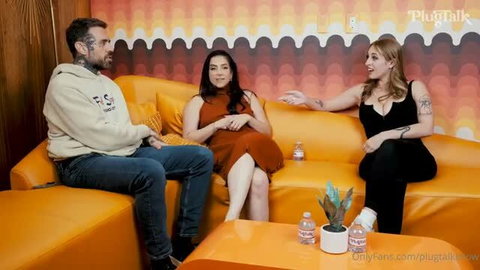 Lena The Plug and Angel Youngs in threesome interview on PlugTalk