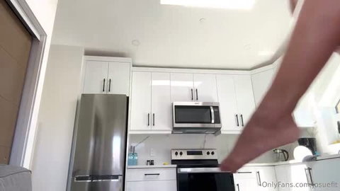 Josue Fit and Jordyn Rain in BG Fuck Fest kitchen scene