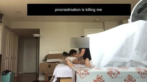 Korean RMT massage session on table with client, amateur video thumbnail