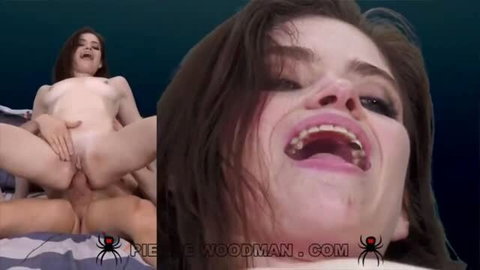 Nicole Rae takes 10 inches anal in Woodman Casting hardcore scene
