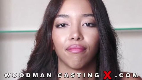 Lia Lin close-up face portrait from Woodman Casting X