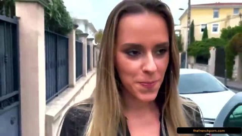 Anita Rover outdoor street sex scene from Jacquie Et Michel TV hardcore video