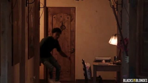 Elle Voneva getting fucked by Damion Dayski Dogfart interracial scene