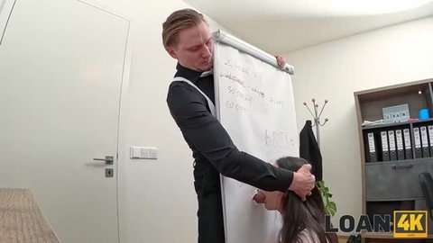 Vixi Rafi in Loan 4K office gloryhole scene with blowjob act