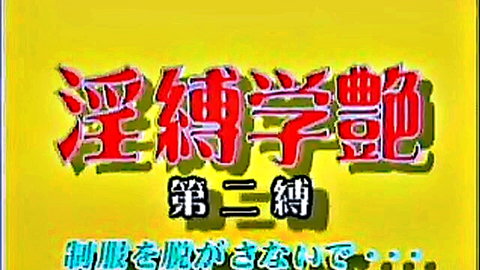 School of Bondage 2 JAV title card, English dubbed BDSM training theme