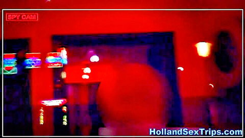 Amateur prostitute spy cam fuck in red light room