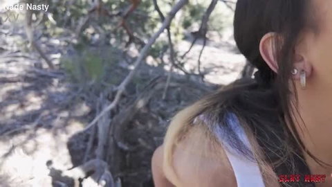 Kalani Luana outdoor sex with Nade Nasty in the wild