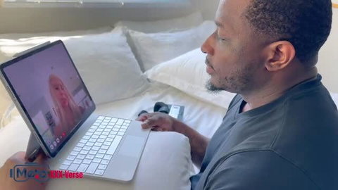 Rob Piper video calling Lolly Dames in VR MILF scene