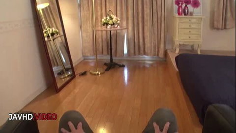 Rion Ichijo sensual Japanese POV handjob and threesome adult video thumbnail