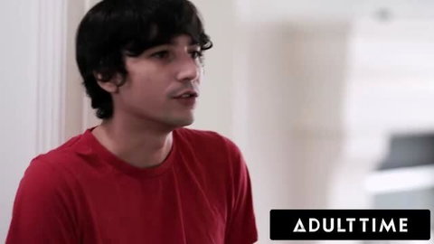 Eliza Ibarra in red t-shirt, Adult Time stepbro smut thumbnail