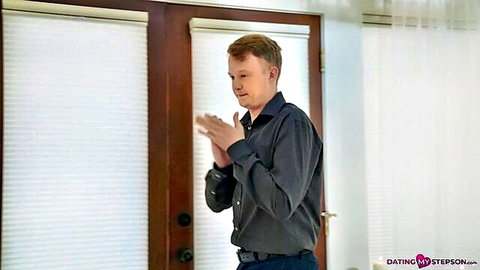 Pristine Edge stepmom confession scene with clapping man in shirt
