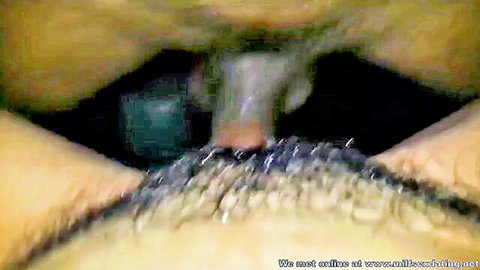 Close-up MILF pussy spread and penetrated in amateur hookup