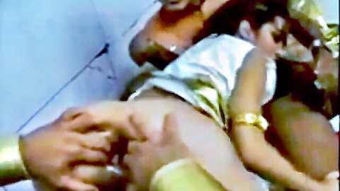 Egyptian princess in white dress rammed and facialed by two cocks in threesome