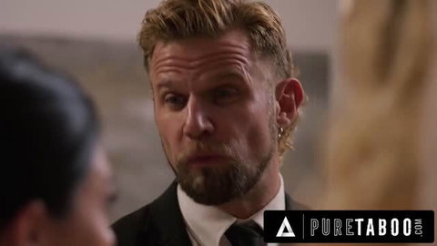 Homophobic officiant confronts desperate lesbian brides in Pure Taboo scene