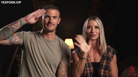 Christian Wilde and Tiffani Time in Kink's Bound to Get Caught BDSM scene