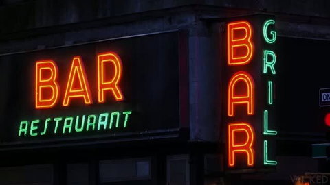 Kenna James neon bar sign adult video thumbnail Wicked