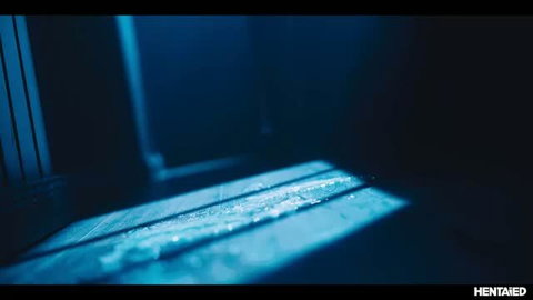 Shelena in sensual blue-lit close-up adult scene