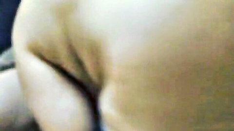 Annadevot close-up of pale buttocks with large glans piercing tease