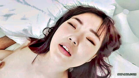 Maki Chan JAV close-up in ecstasy, nude Asian beauty with small tits