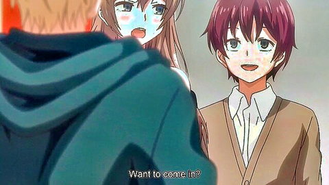 Anime sister invites brother inside in hentai episode thumbnail